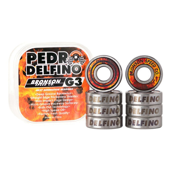 Baleros Bronson Speed Co Pro Pedro Delfino G3 Naranja