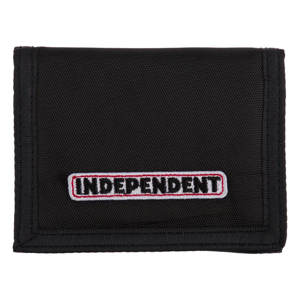 Cartera Independent Velcro Bar Logo Negra