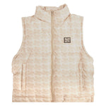 Chamarra Santa Cruz Checker Block Quilted Khaki