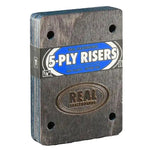 Elevadores Real 5-Ply 1/4″ Negro
