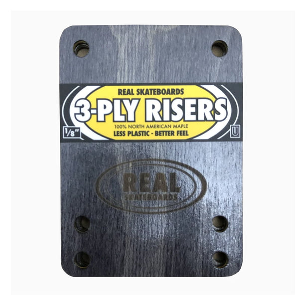 Elevadores Real 3-Ply 1/8″ Negro