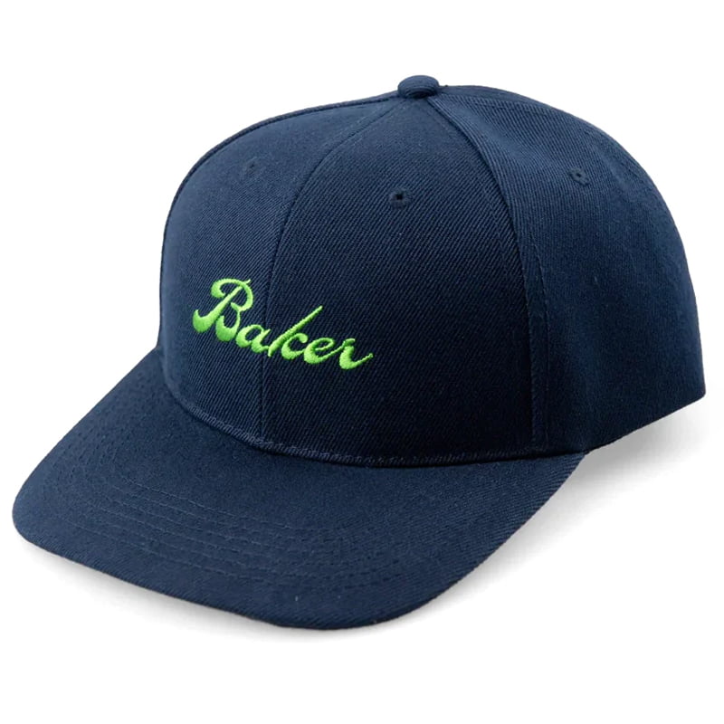 Gorra-Baker-Cursive-Snapback-Azul