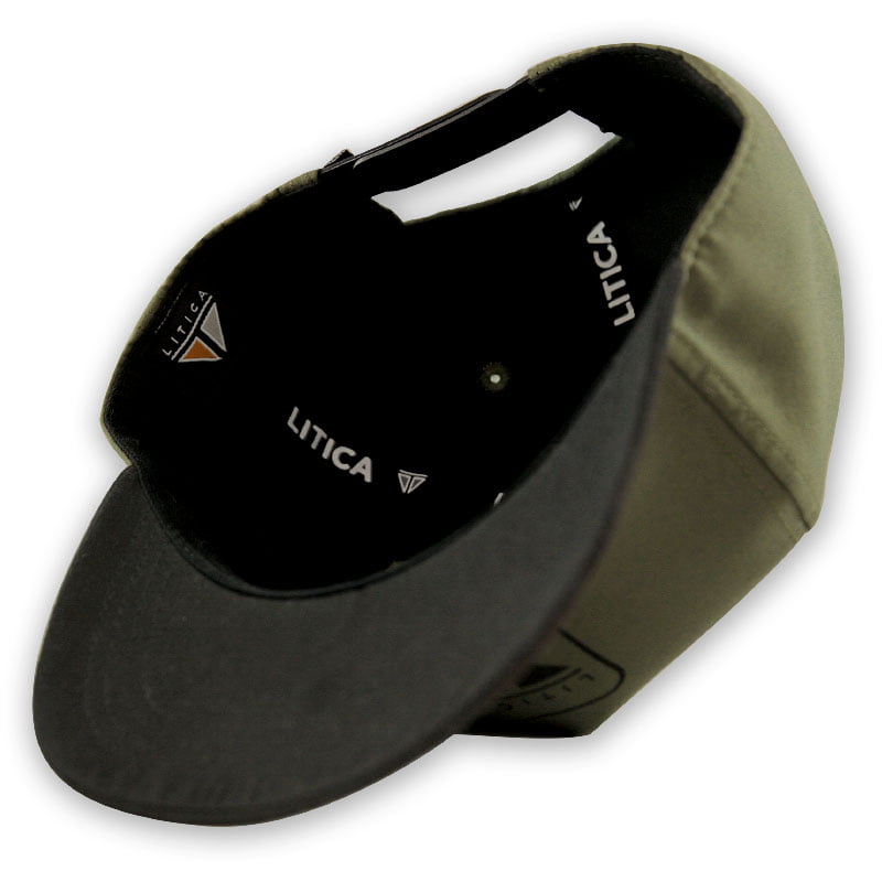 Gorra Lítica Classic Logo Snapback Verde / Negro