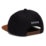 Gorra Baker Capital B Snapback Negro / Marrón