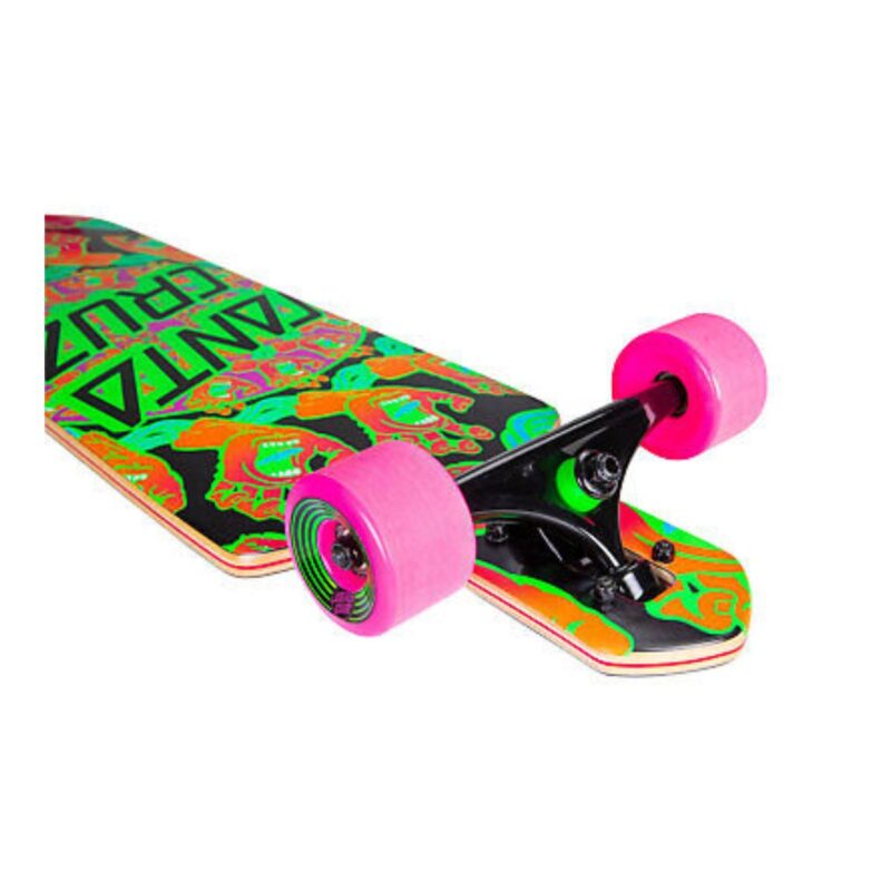 Longboard Santa Cruz Mandala Hand 9.0in x 36in Drop Thru Multicolor