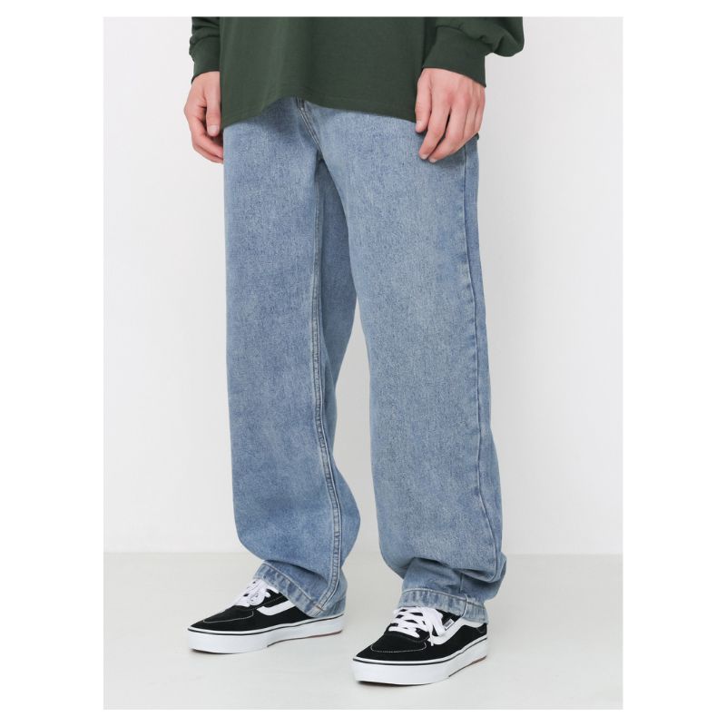 Pantalones-Spitfire-de-Mezclilla-Bighead-Fill-Denim-Medium-Stone-Wash-Azul