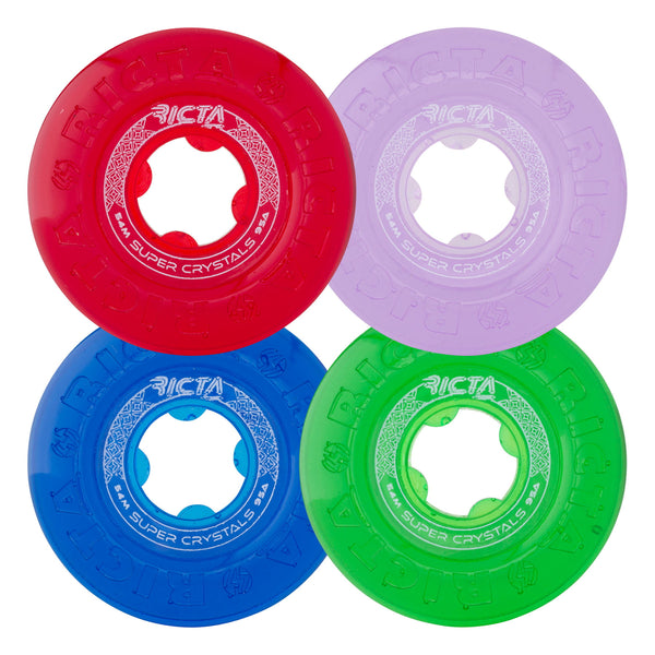 Ruedas Ricta Super Crystal Transparente 54 mm 95A Multicolor