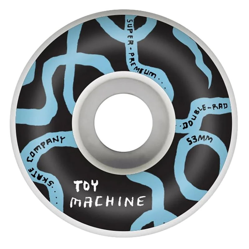 Ruedas Toy Machine Súper Premium 53 mm Blanco