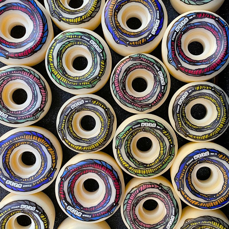 Ruedas Deza Skateboards Serpiente 53 mm Clásica Natural
