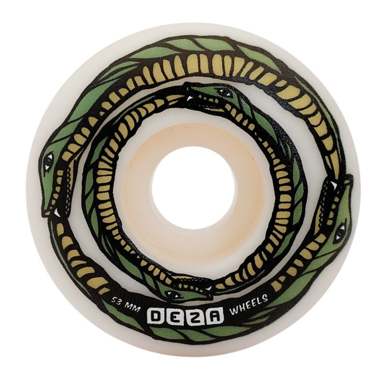 Ruedas Deza Skateboards Serpiente 53 mm Clásica Natural