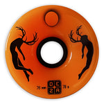 Ruedas Deza Skateboards para Longboard Amanecer 76 mm 78A Naranja