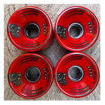 Ruedas Deza Skateboards para Longboard Filmer 70 mm 78A Rojo