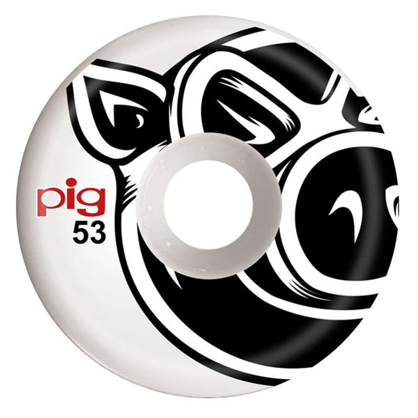 Ruedas Pig Head C Line Blanco/Negro