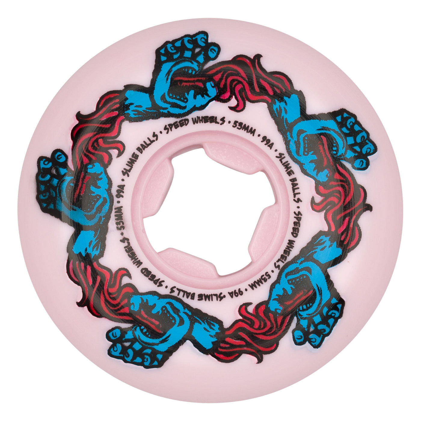 Ruedas Slime Balls Infinity Hand Speeds Balls 99A 53 mm Rosa
