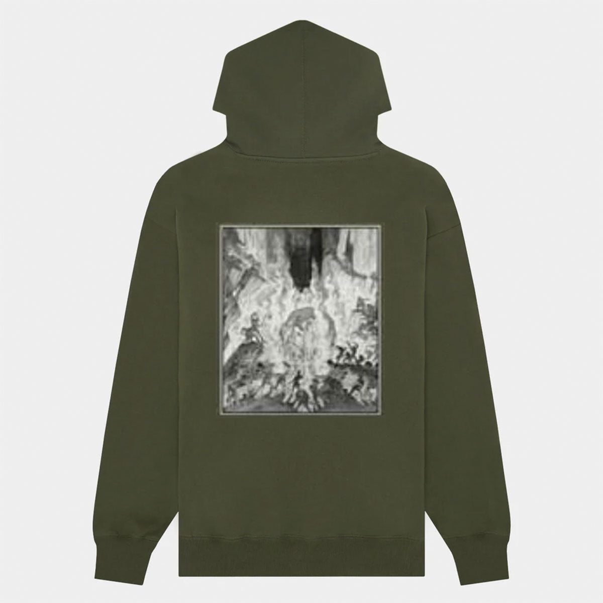 Sudadera Spitfire Hooded Zip Inferno K.T.U.L. Oliva