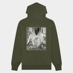Sudadera Spitfire Hooded Zip Inferno K.T.U.L. Oliva