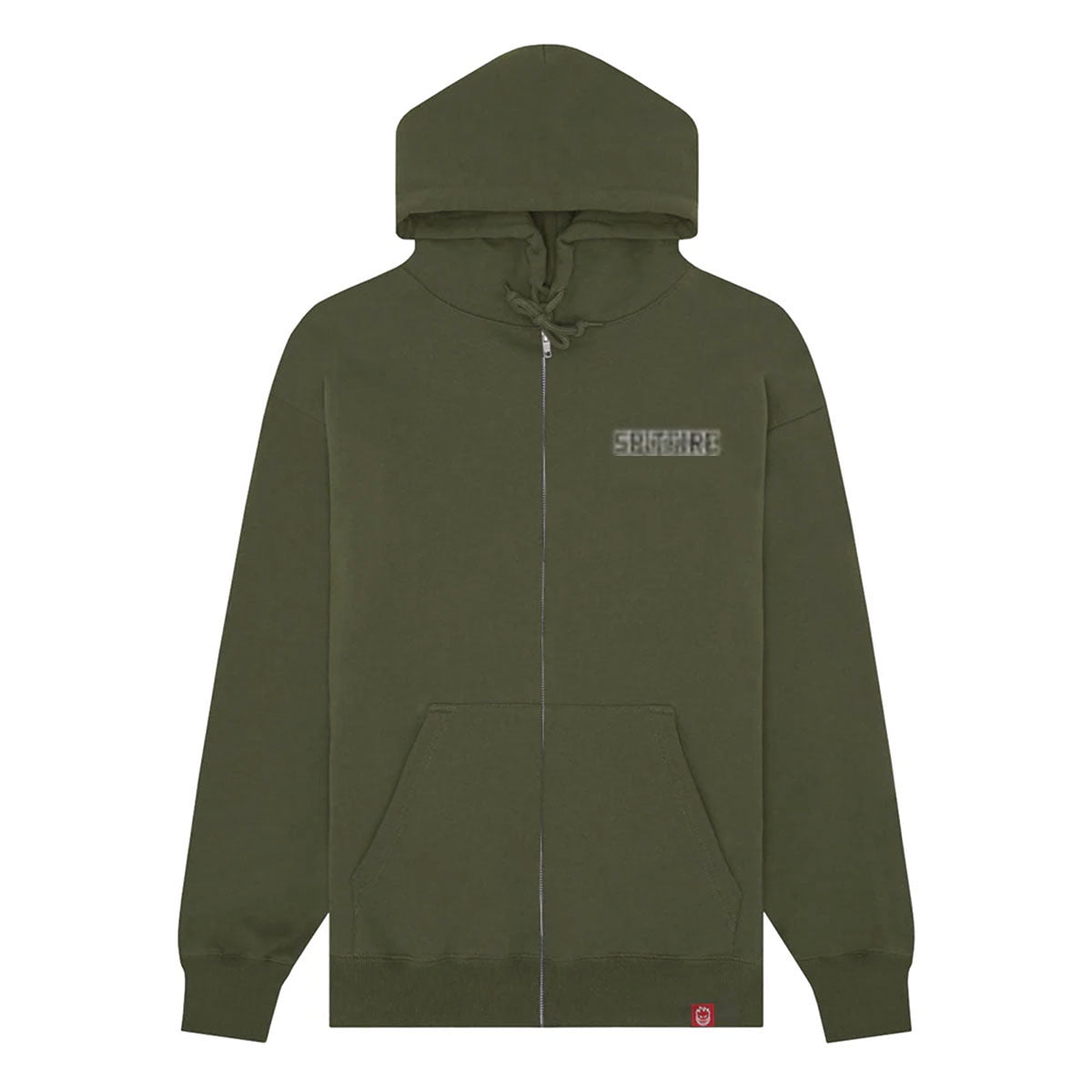 Sudadera Spitfire Hooded Zip Inferno K.T.U.L. Oliva