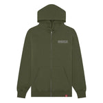 Sudadera Spitfire Hooded Zip Inferno K.T.U.L. Oliva