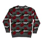 Sweater Santa Cruz Dressen Rose Vine Crew Top Gris / Negro / Rojo