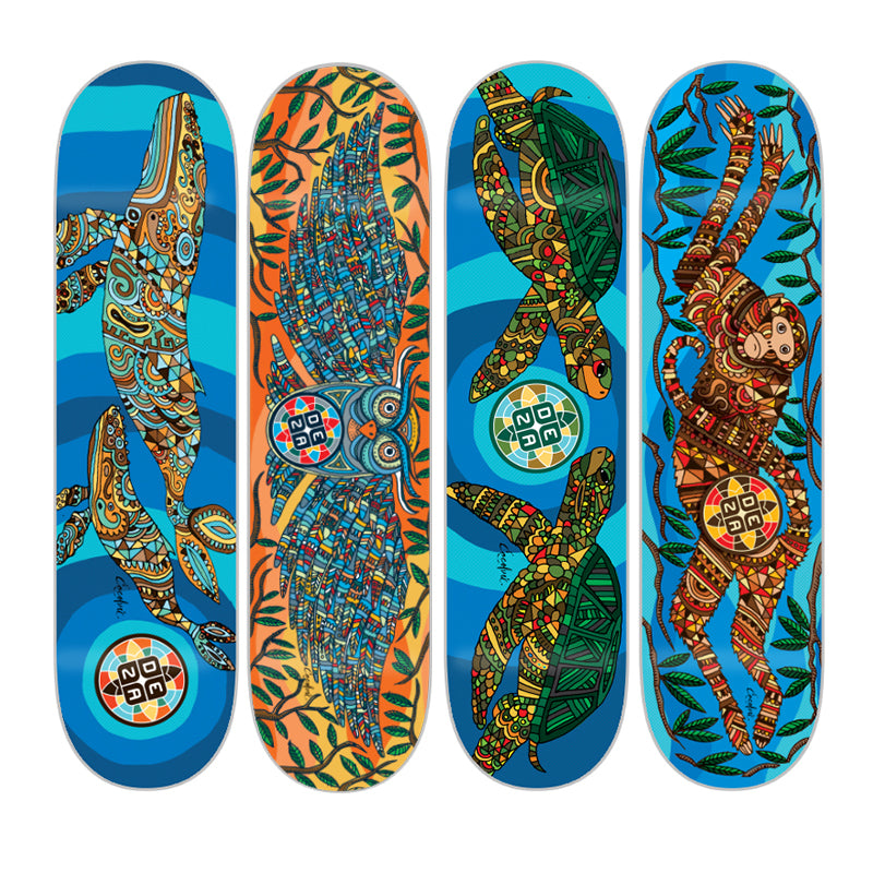 Tabla Deza Serie Animales Endémicos Mono Multicolor