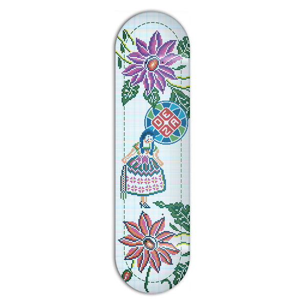 Tabla Deza Serie Puntos De Cruz Muñeca Blanco