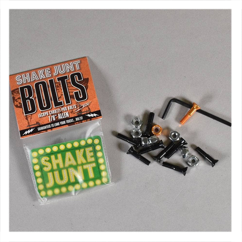 Tornillos Shake Junt Jacopo 7/8″ Allen Negro / Naranja