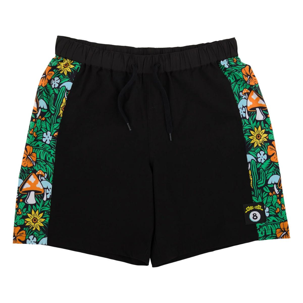 Traje de Baño Santa Cruz Winkowski 8Baller Panel Pull On Boardshort Negro