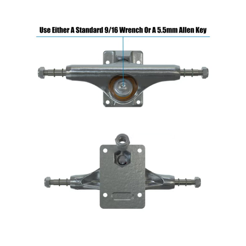 Trucks Independent Mid Polished Plata