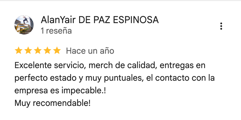 Mención de cliente 8